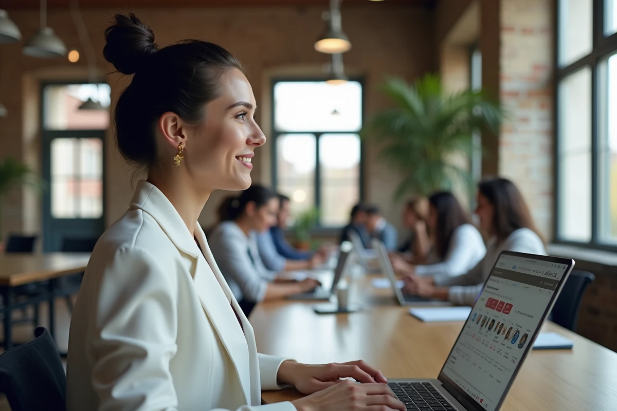 Responsable d'équipe en télétravail supervisant les tâches assignées à ses collaborateurs à distance via un logiciel de gestion de projet